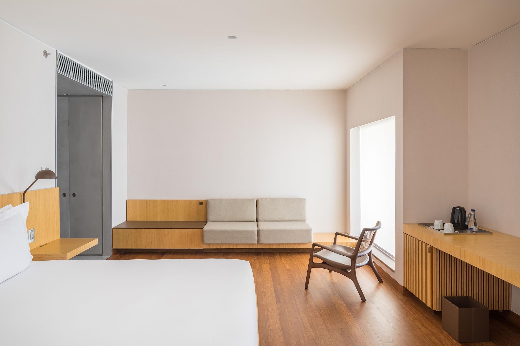 B Hotel Brasilia Bagian luar foto A room at the hotel